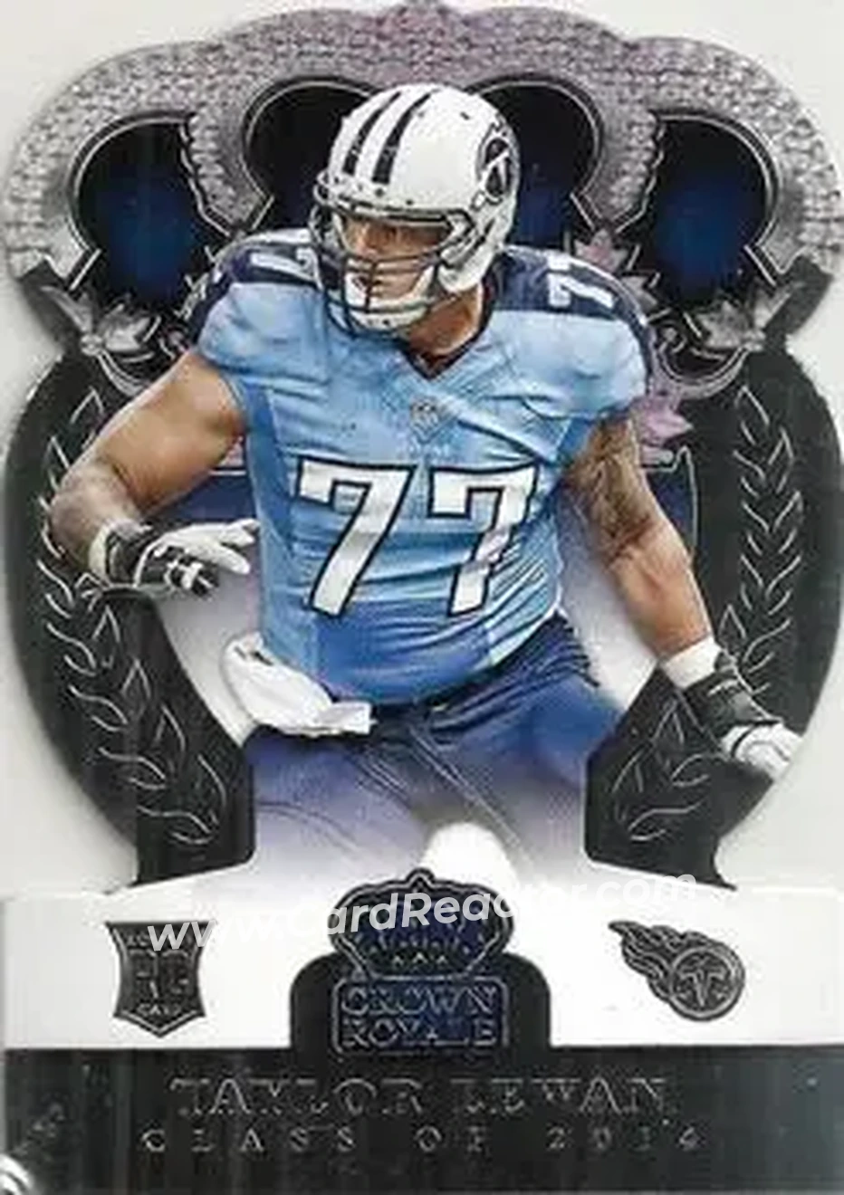 2014 Panini Crown Royale #139 - Taylor Lewan - Tennessee Titans - Front