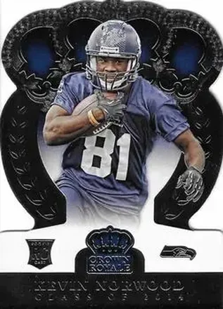 2014 Panini Crown Royale #140 - Kevin Norwood - Seattle Seahawks