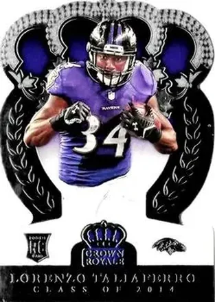 2014 Panini Crown Royale #143 - Lorenzo Taliaferro - Baltimore Ravens