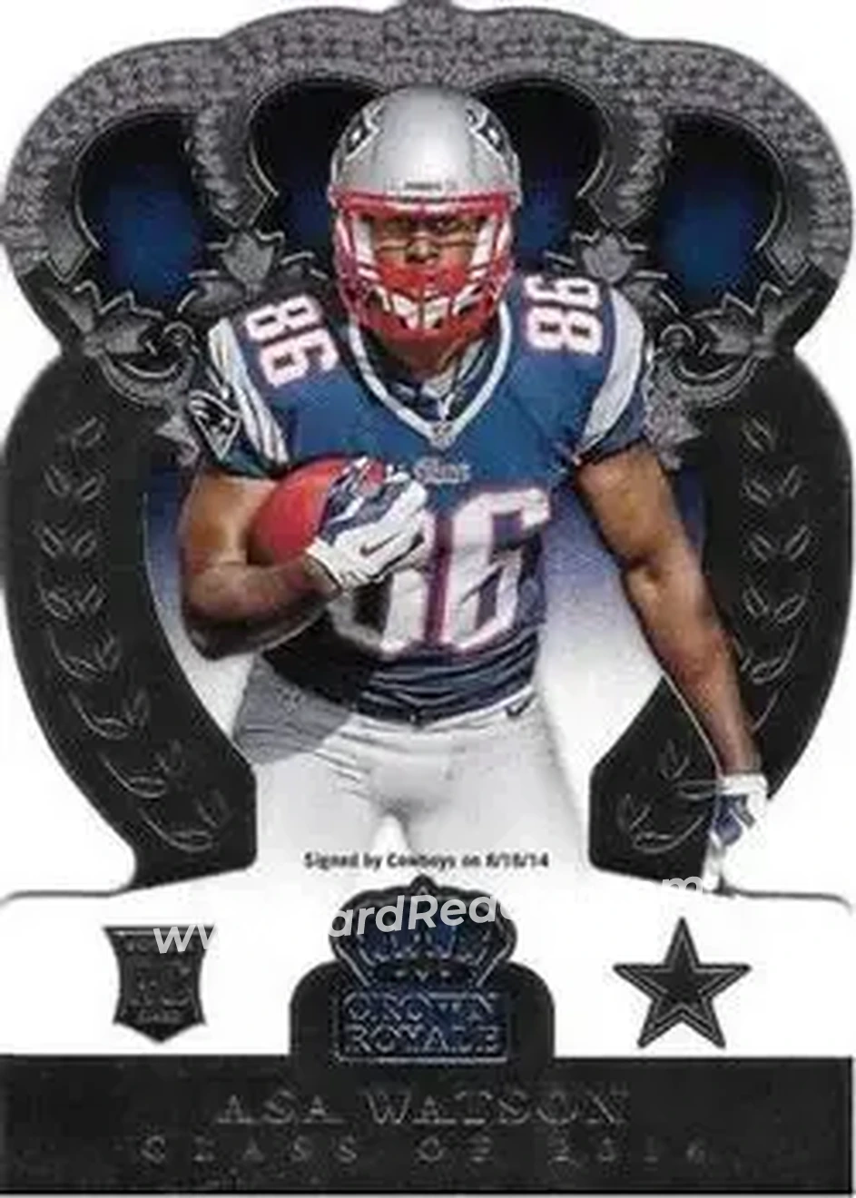2014 Panini Crown Royale #157 - Asa Watson - Dallas Cowboys - Front