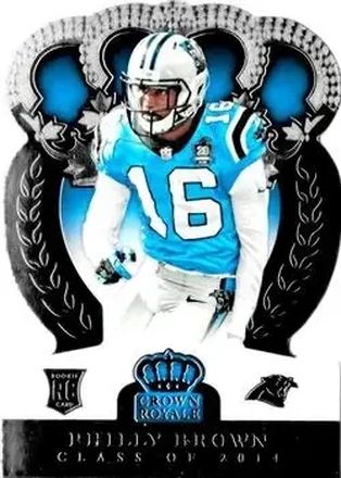 2014 Panini Crown Royale #158 - Philly Brown - Carolina Panthers