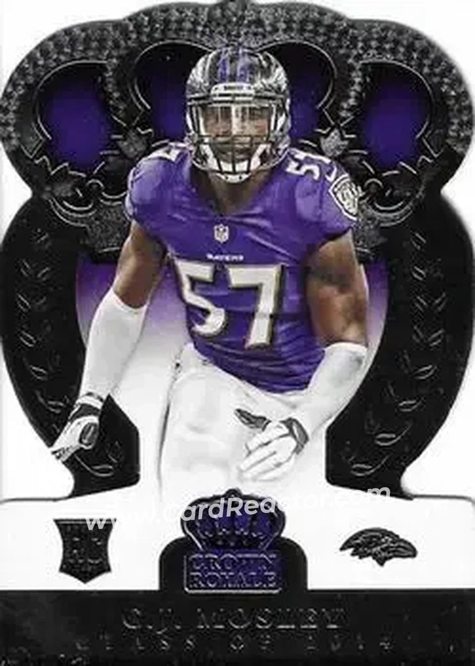 2014 Panini Crown Royale #159 - C.J. Mosley - Baltimore Ravens - Front