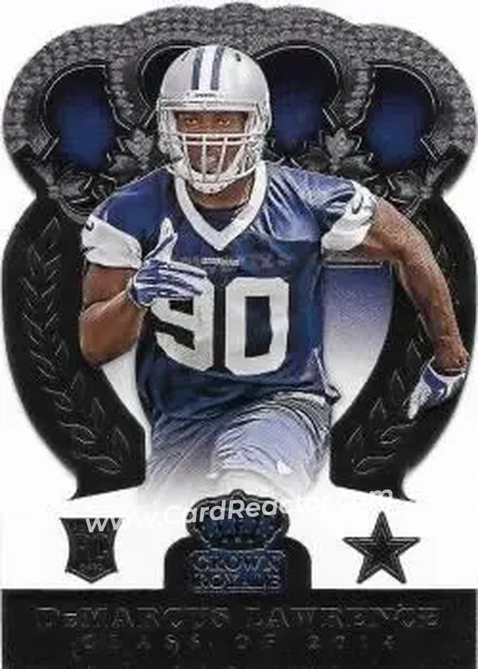 2014 Panini Crown Royale #179 - DeMarcus Lawrence - Dallas Cowboys - Front