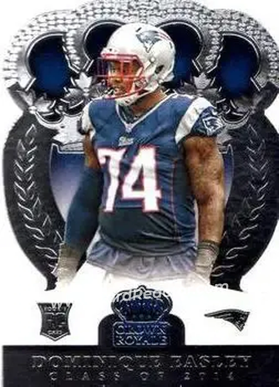 2014 Panini Crown Royale #192 - Dominique Easley - New England Patriots - Front