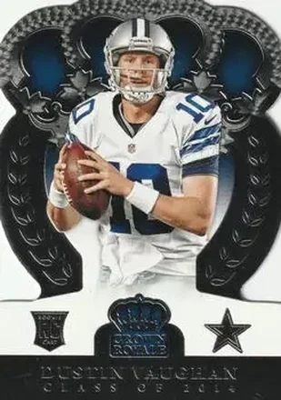 2014 Panini Crown Royale #195 - Dustin Vaughan - Dallas Cowboys