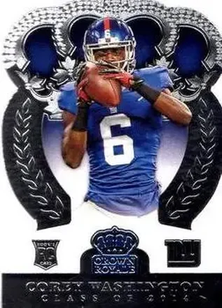 2014 Panini Crown Royale #199 - Corey Washington - New York Giants