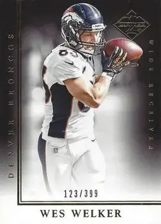 2014 Panini Limited #34 - Wes Welker - Denver Broncos
