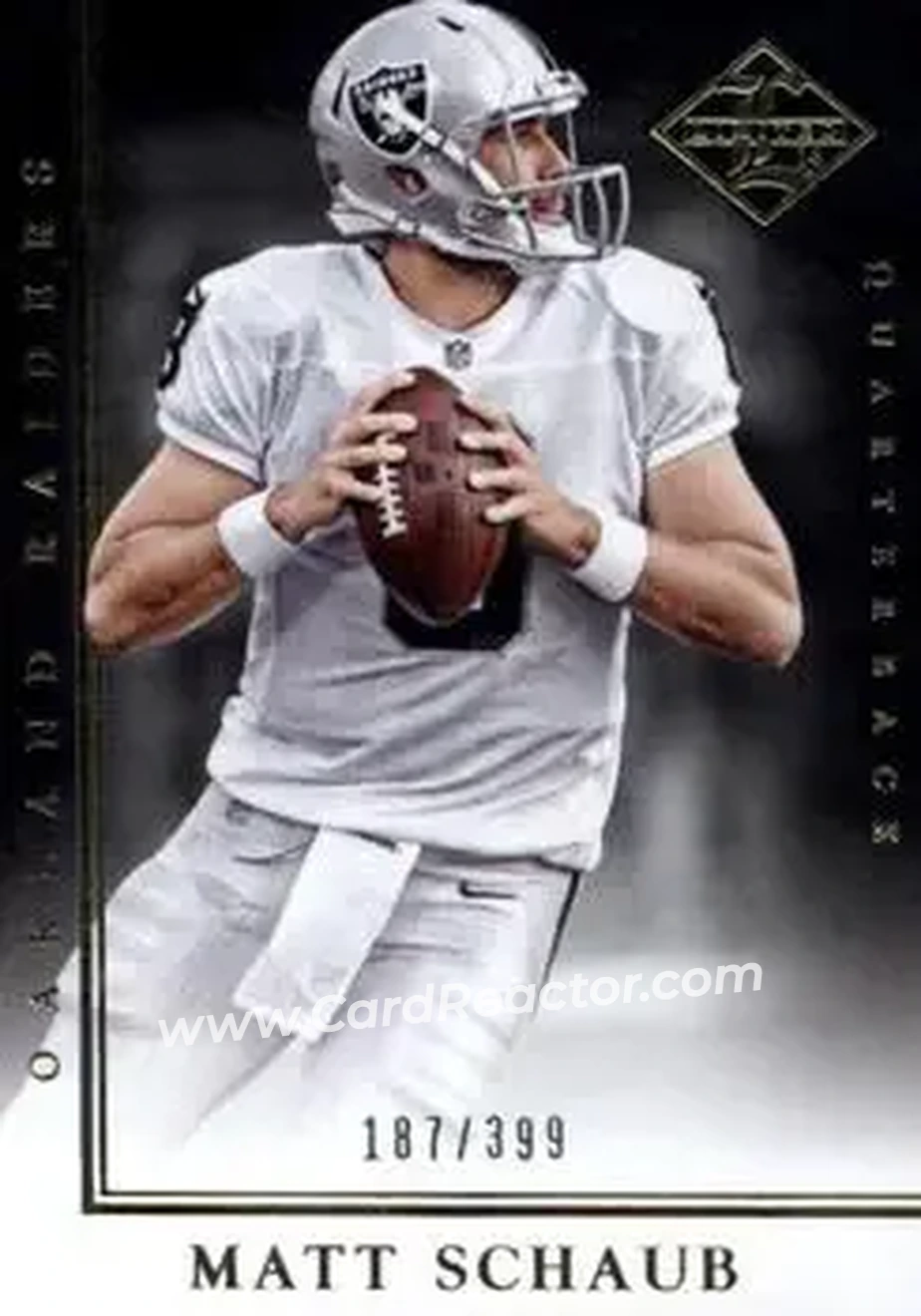 2014 Panini Limited #40 - Matt Schaub - Oakland Raiders - Front