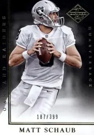 2014 Panini Limited #40 - Matt Schaub - Oakland Raiders