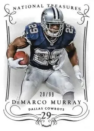 2014 Panini National Treasures #19 - DeMarco Murray - Dallas Cowboys