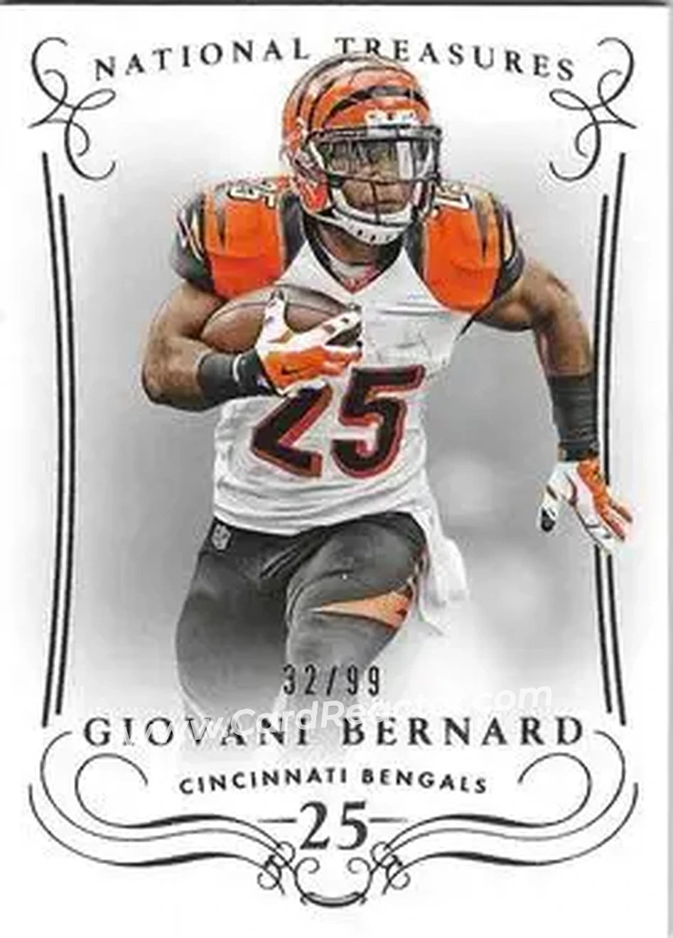 2014 Panini National Treasures #31 - Giovani Bernard - Cincinnati Bengals - Front