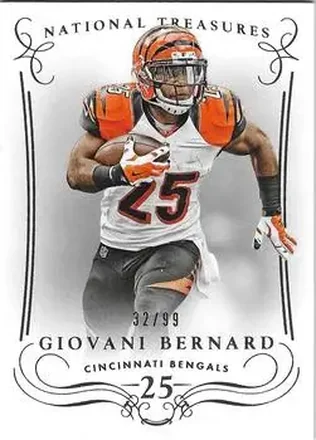 2014 Panini National Treasures #31 - Giovani Bernard - Cincinnati Bengals