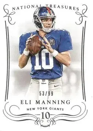 2014 Panini National Treasures #39 - Eli Manning - New York Giants