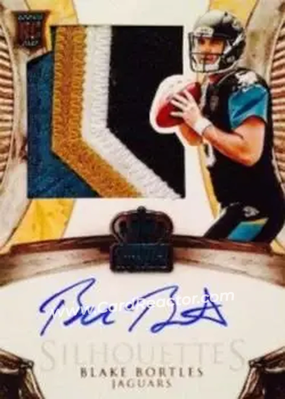 2014 Panini Crown Royale #203 - Blake Bortles - Jacksonville Jaguars - Front