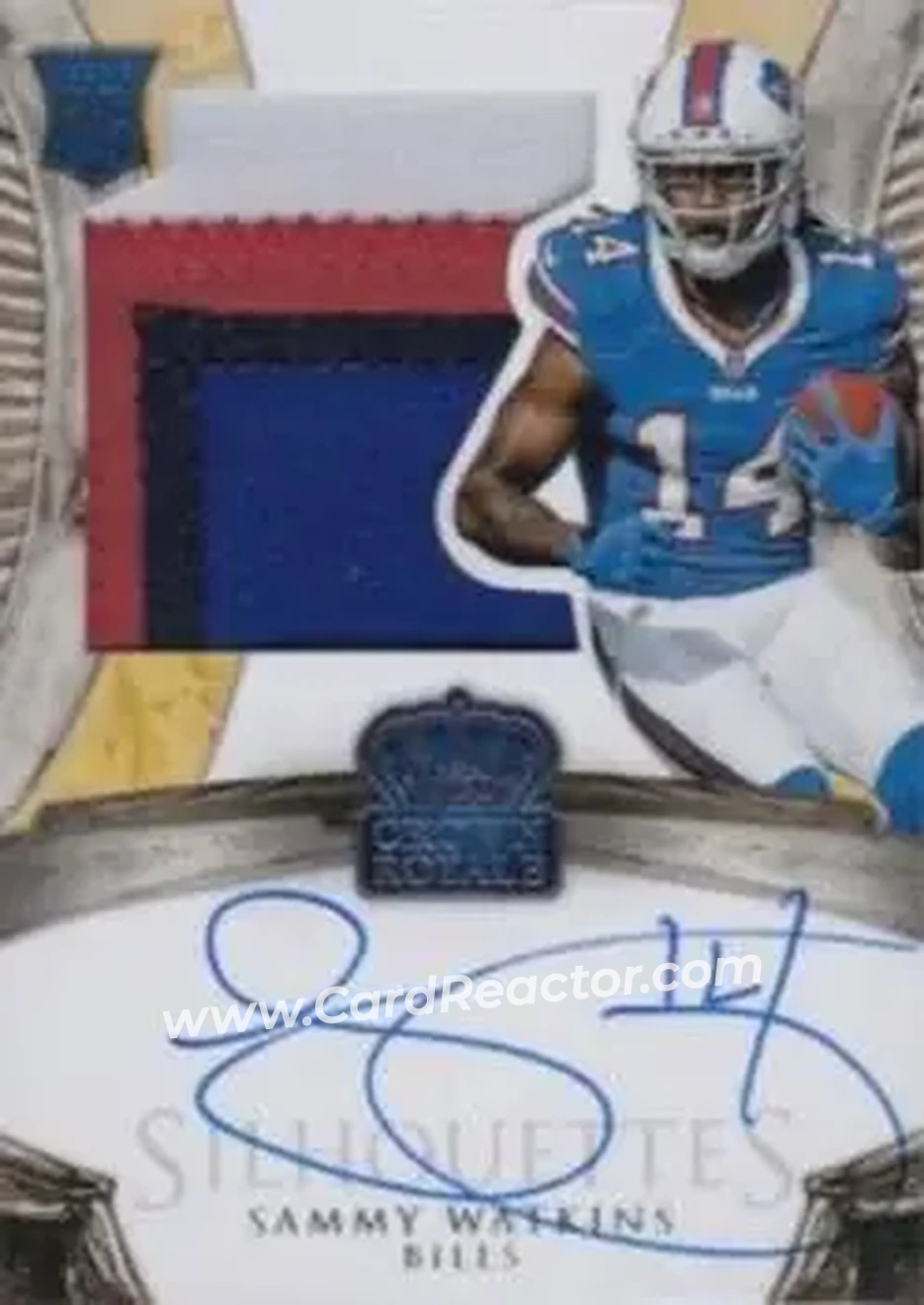 2014 Panini Crown Royale #204 - Sammy Watkins - Buffalo Bills - Front