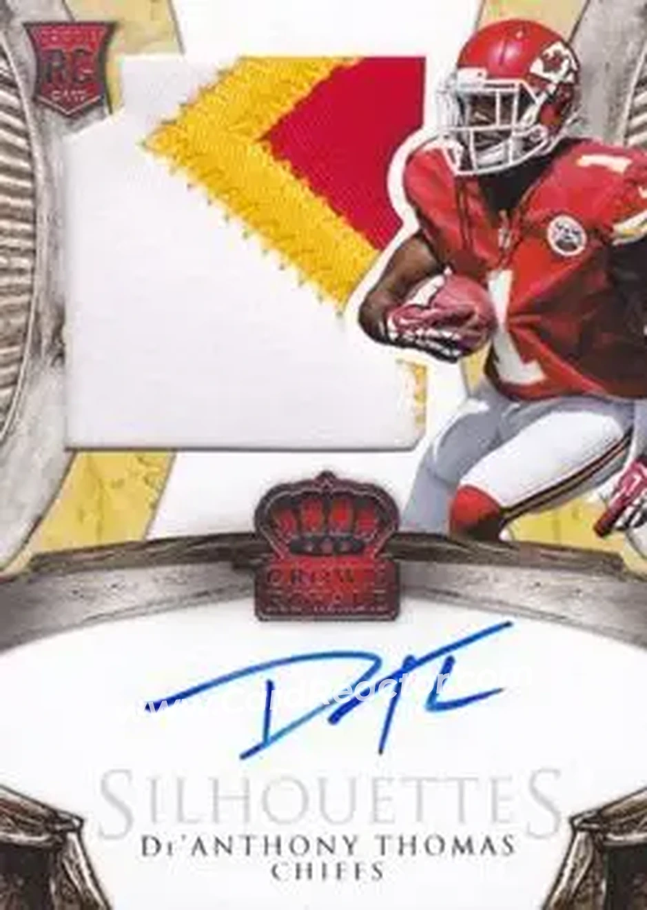 2014 Panini Crown Royale #228 - De'Anthony Thomas - Kansas City Chiefs - Front