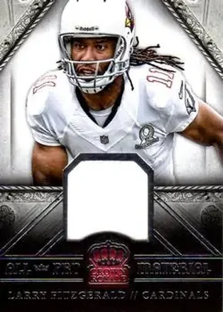 2014 Panini Crown Royale - All-Pro Materials #3 - Larry Fitzgerald - Arizona Cardinals