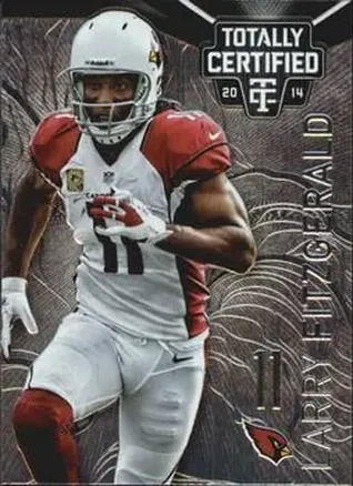 2014 Panini Totally Certified #3 - Larry Fitzgerald - Arizona Cardinals