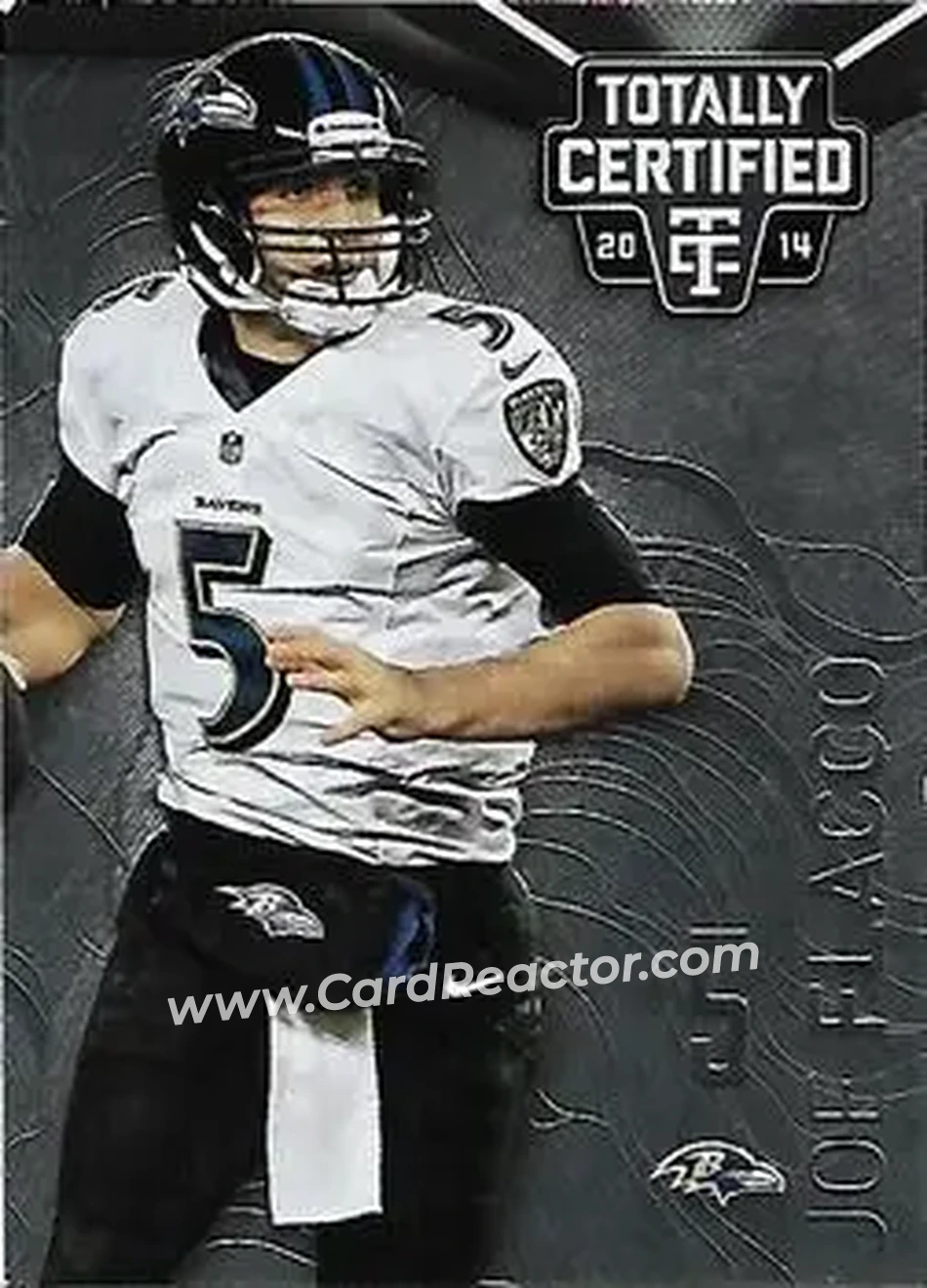 2014 Panini Totally Certified #7 - Joe Flacco - Baltimore Ravens - Front