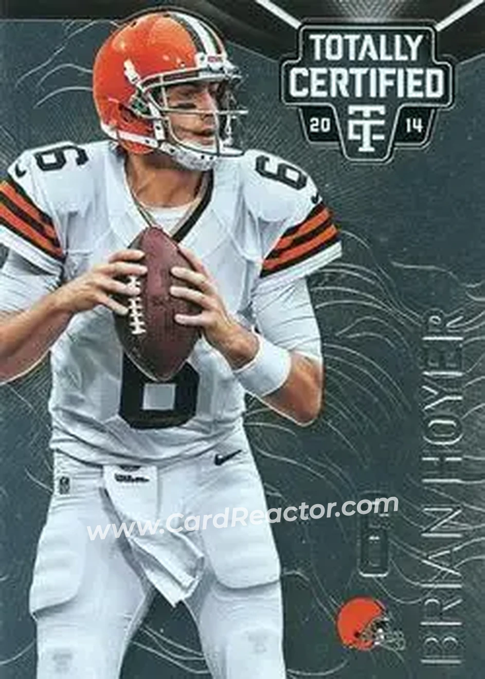2014 Panini Totally Certified #24 - Brian Hoyer - Cleveland Browns - Front