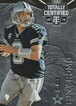 2014 Panini Totally Certified #27 - Tony Romo - Dallas Cowboys