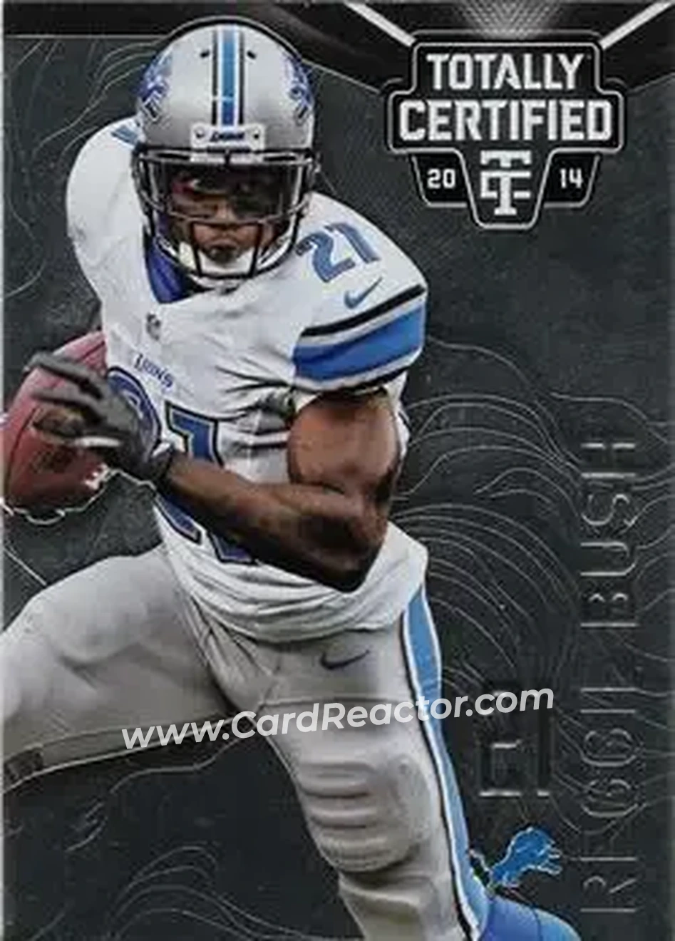 2014 Panini Totally Certified #33 - Reggie Bush - Detroit Lions - Front 2014 Panini Totally Certified #33 - Reggie Bush - Detroit Lions - Front