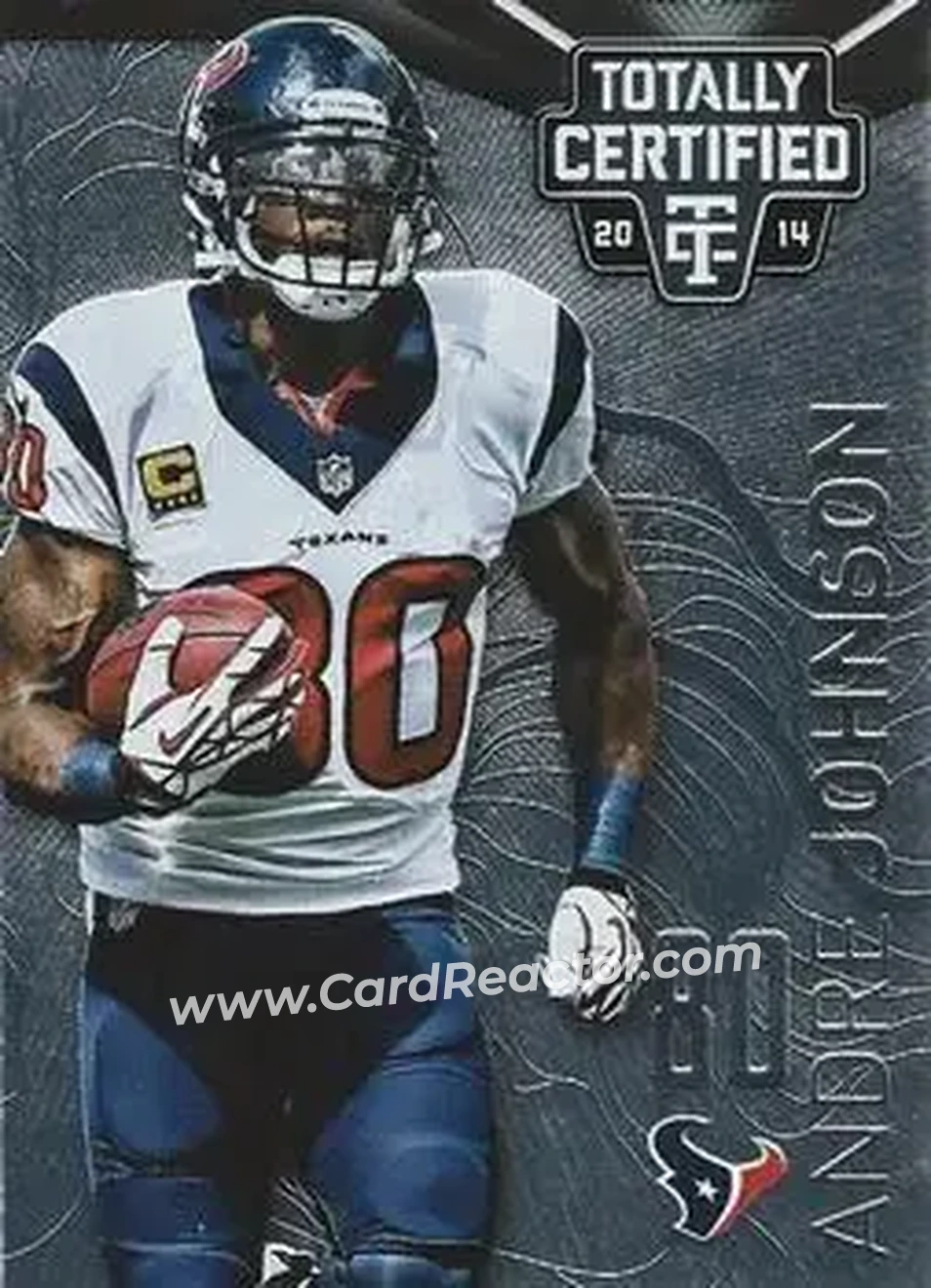 2014 Panini Totally Certified #37 - Andre Johnson - Houston Texans - Front