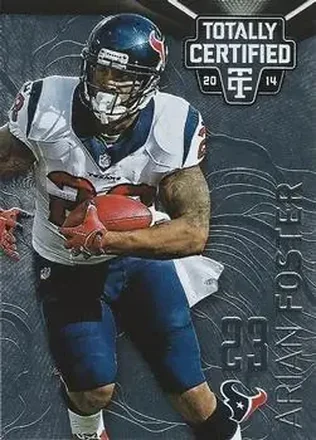 2014 Panini Totally Certified #38 - Arian Foster - Houston Texans