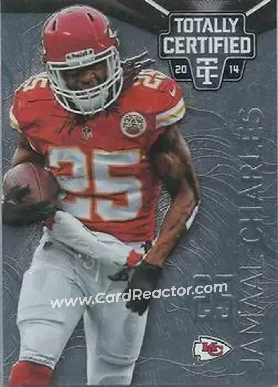 2014 Panini Totally Certified #48 - Jamaal Charles - Kansas City Chiefs - Front