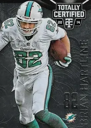 2014 Panini Totally Certified #49 - Brian Hartline - Miami Dolphins