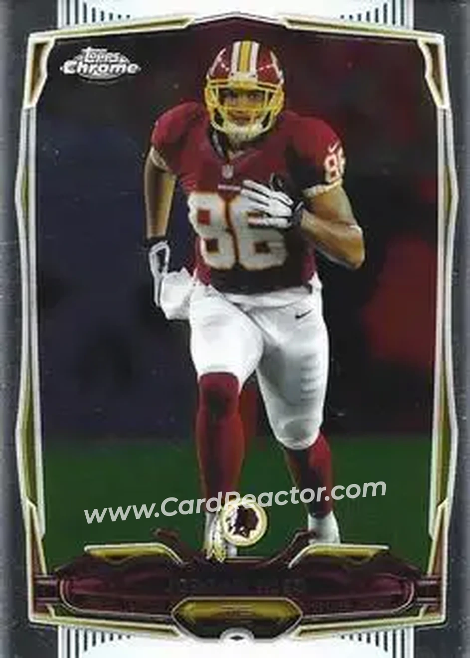 2014 Topps Chrome #4 - Jordan Reed - Washington Redskins - Front