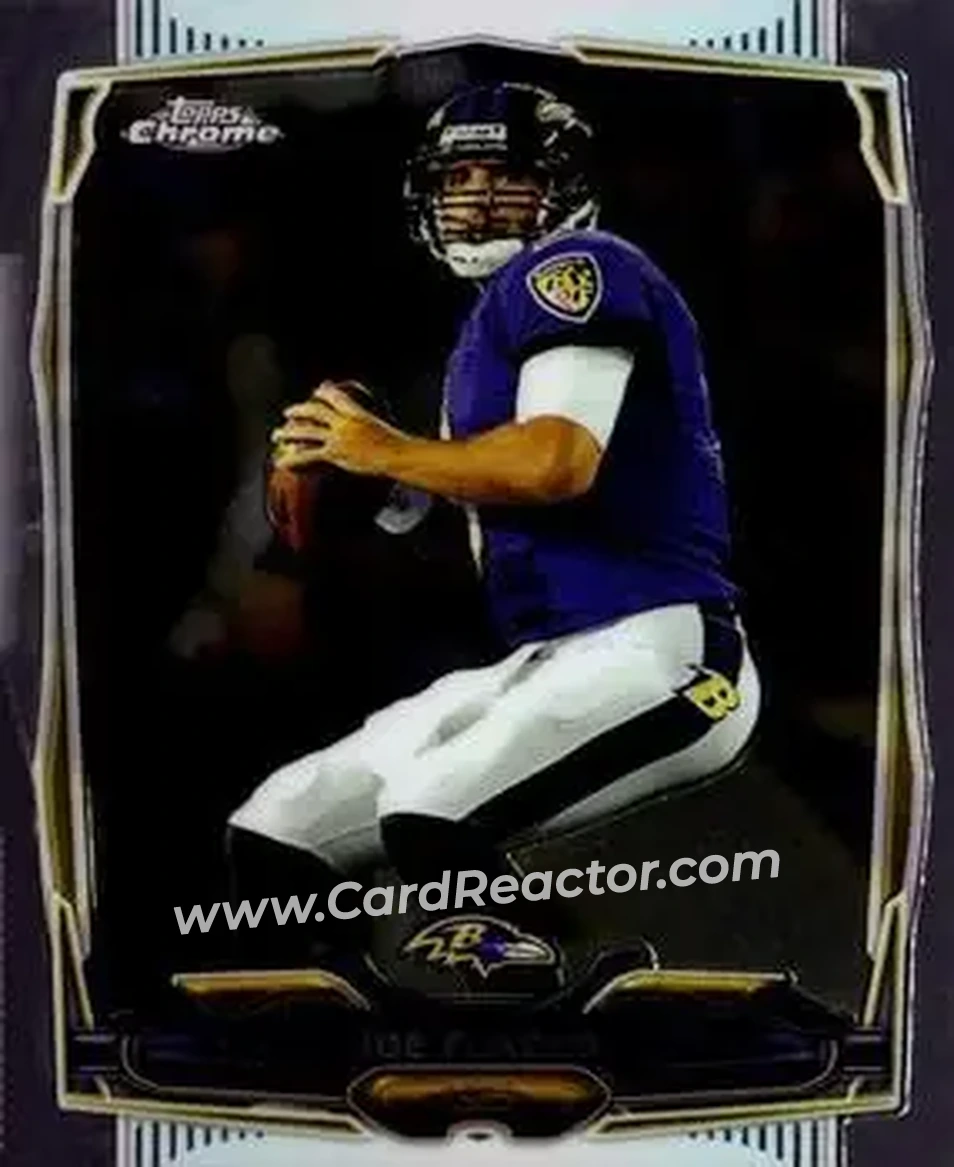 2014 Topps Chrome #6 - Joe Flacco - Baltimore Ravens - Front