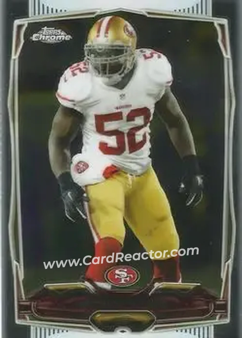 2014 Topps Chrome #8 - Patrick Willis - San Francisco 49ers - Front