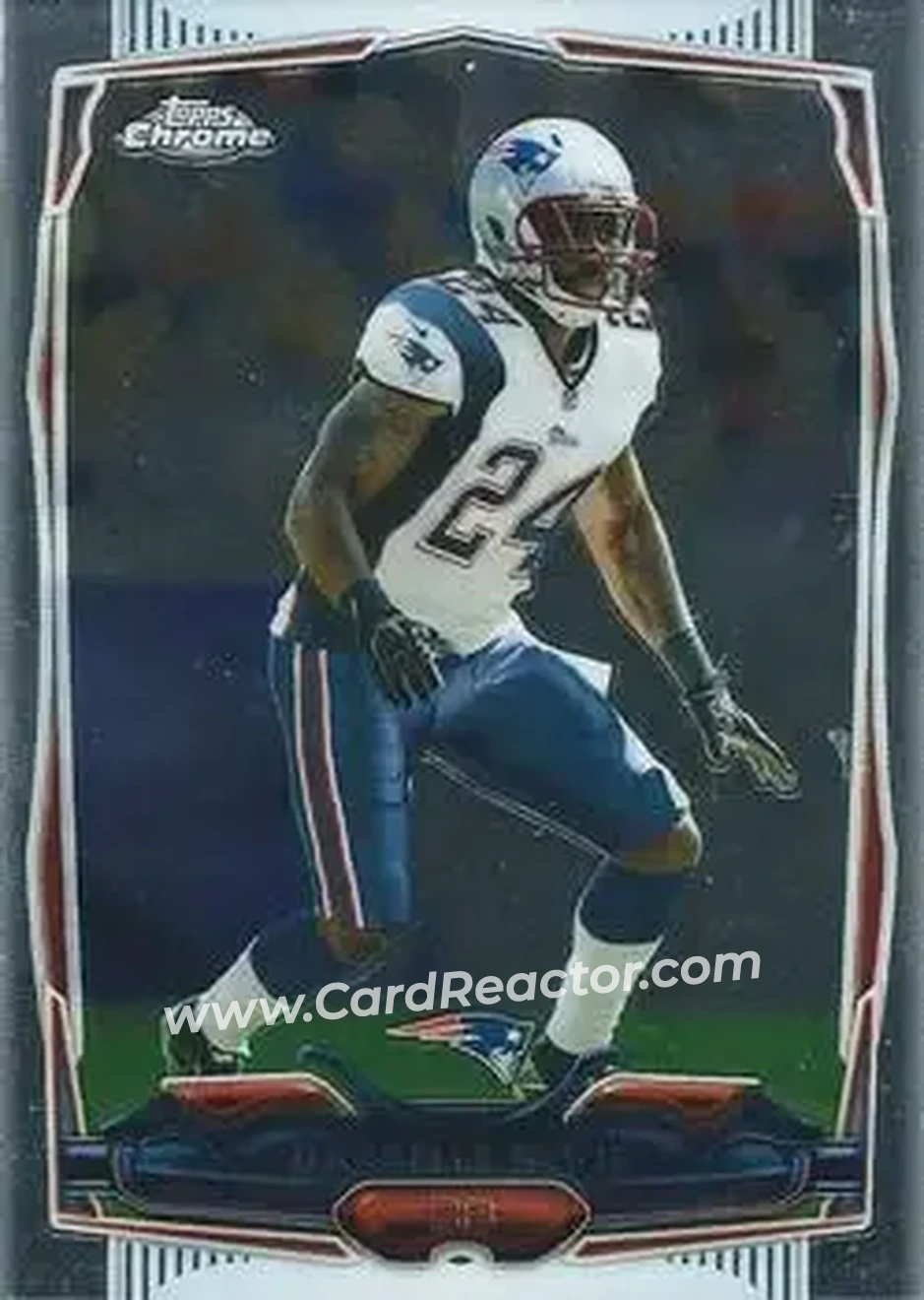 2014 Topps Chrome #15 - Darrelle Revis - New England Patriots - Front