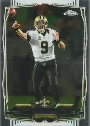 2014 Topps Chrome #17 Drew Brees