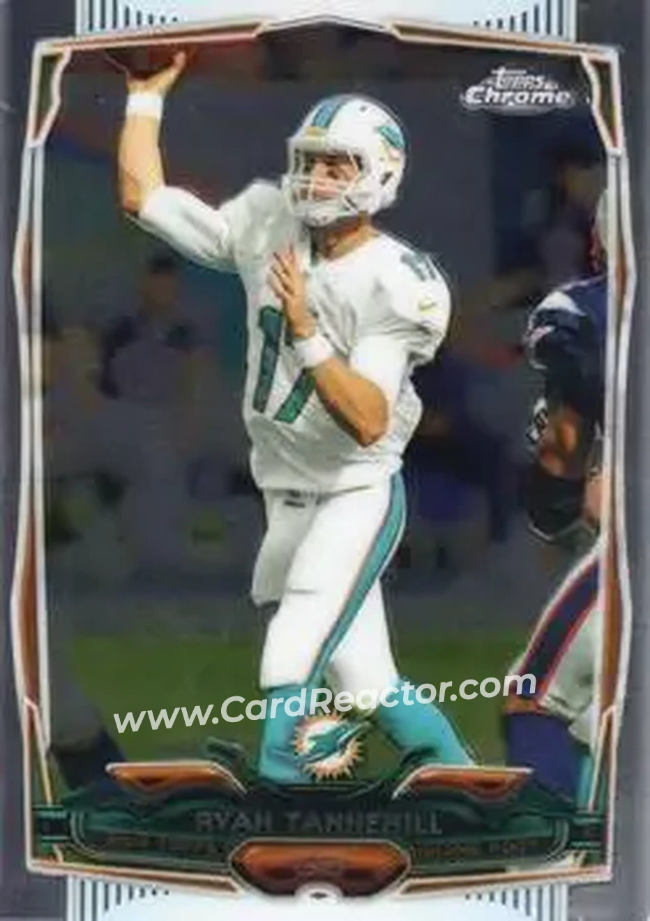 2014 Topps Chrome #23 - Ryan Tannehill - Miami Dolphins - Front