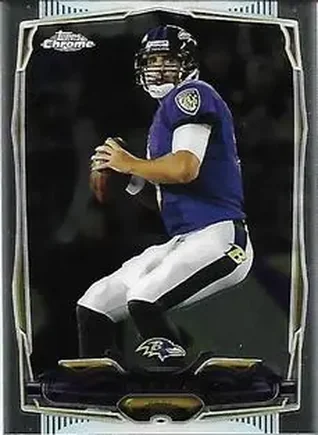 2014 Topps Chrome Mini #6 - Joe Flacco - Baltimore Ravens