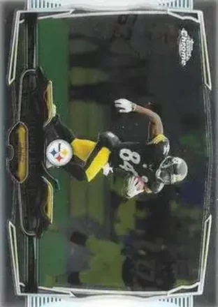 2014 Topps Chrome Mini #9 - Antonio Brown - Pittsburgh Steelers