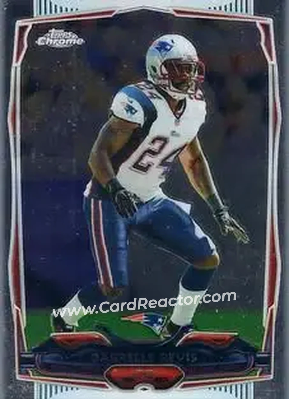 2014 Topps Chrome Mini #15 - Darrelle Revis - New England Patriots - Front