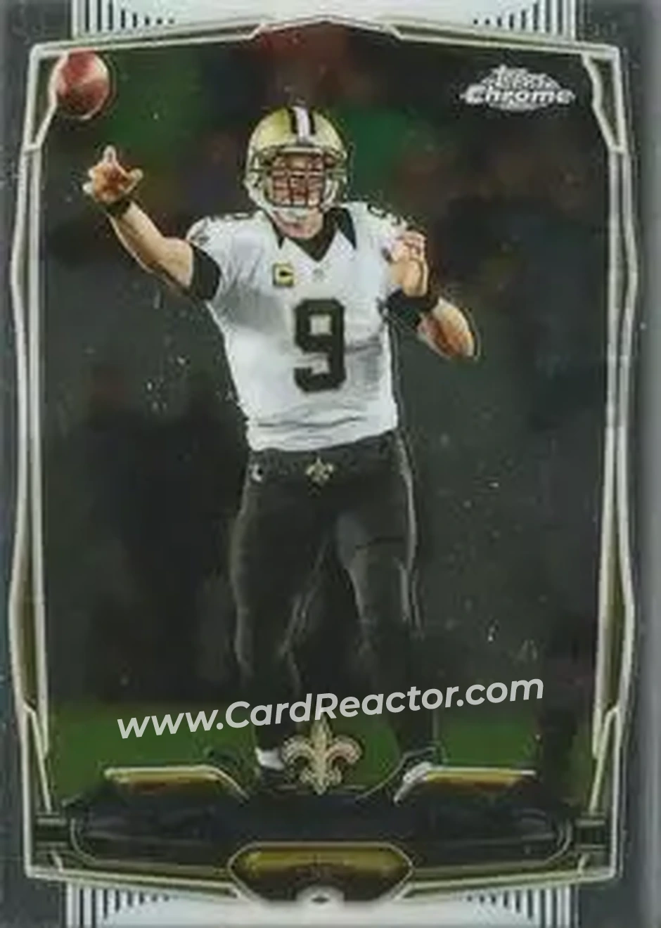 2014 Topps Chrome Mini #17 - Drew Brees - New Orleans Saints - Front