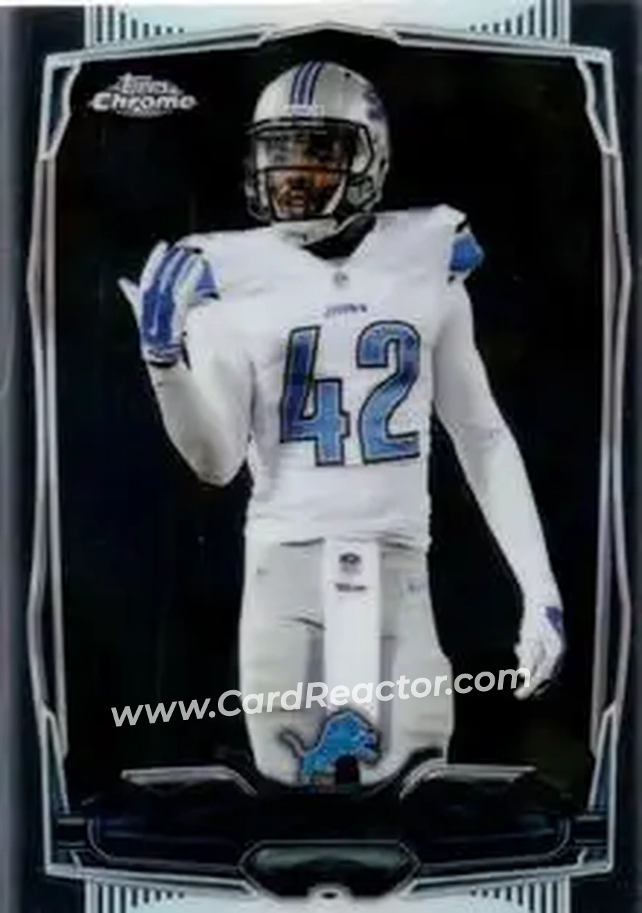 2014 Topps Chrome Mini #24 - Isa Abdul-Quddus - Detroit Lions - Front