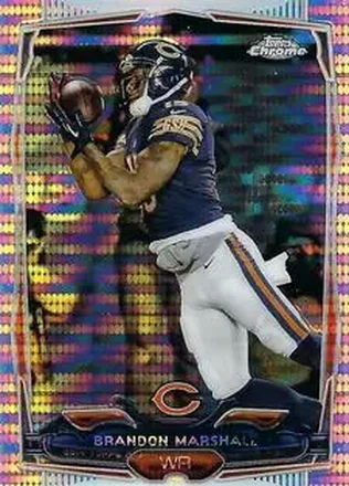 2014 Topps Chrome Mini #25 - Brandon Marshall - Chicago Bears