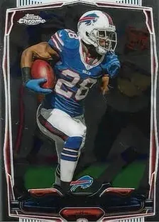 2014 Topps Chrome Mini #27 - C.J. Spiller - Buffalo Bills