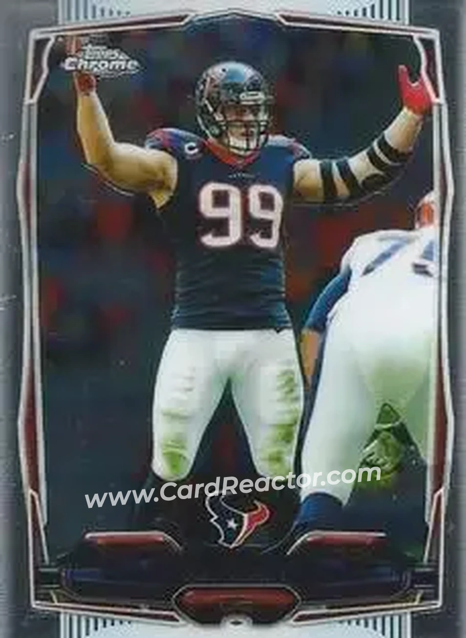 2014 Topps Chrome Mini #29 - J.J. Watt - Houston Texans - Front