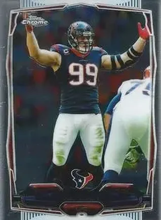 2014 Topps Chrome Mini #29 - J.J. Watt - Houston Texans