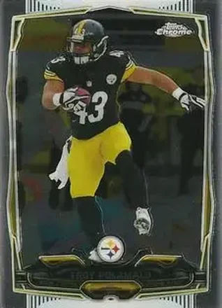 2014 Topps Chrome Mini #30 - Troy Polamalu - Pittsburgh Steelers
