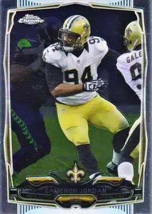 2014 Topps Chrome Mini #41 - Cameron Jordan - New Orleans Saints