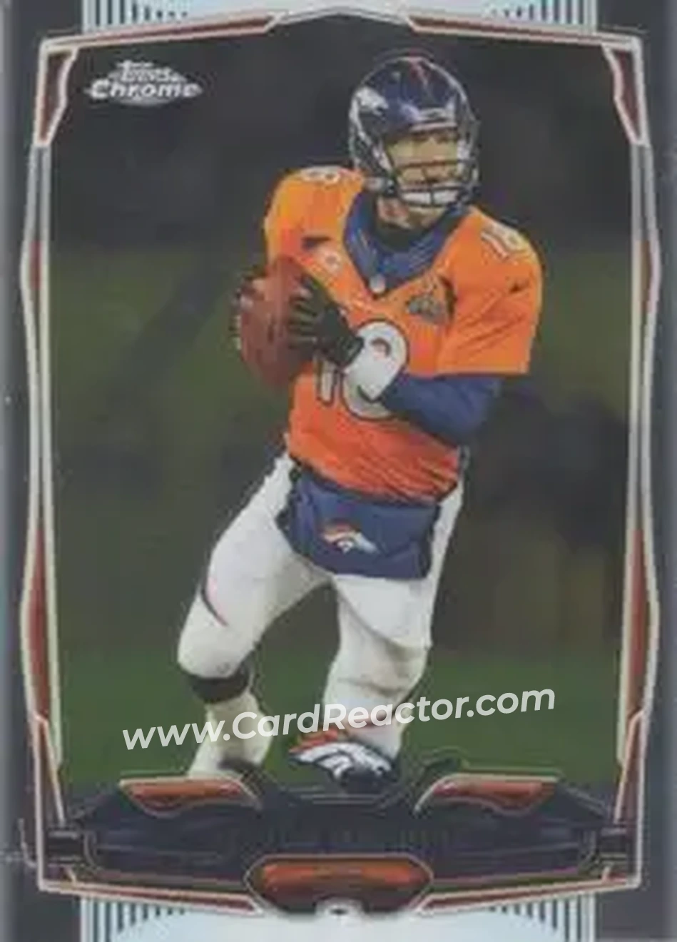 2014 Topps Chrome Mini #42 - Peyton Manning - Denver Broncos - Front