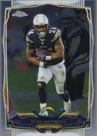 2014 Topps Chrome Mini #43 - Ryan Mathews - San Diego Chargers