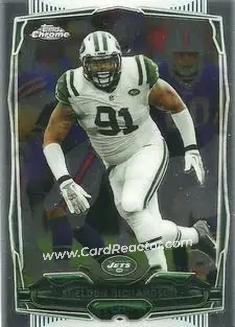 2014 Topps Chrome Mini #53 - Sheldon Richardson - New York Jets - Front